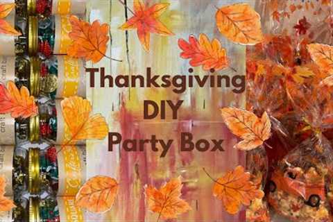 Customised Treat Boxes for Thanksgiving Party: DIY Gifts