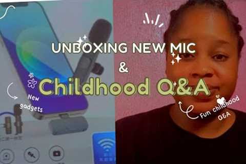 UNBOXING NEW YOUTUBE GADGET WITH ME🥰🥰+ AN INTERESTING Q/A😉