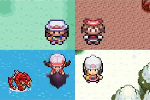 I Played 4 DIFFERENT Pokemon Games AT THE SAME TIME