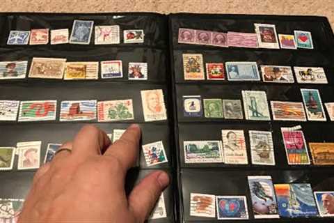 Unintentional ASMR: Putting Stamps in Album