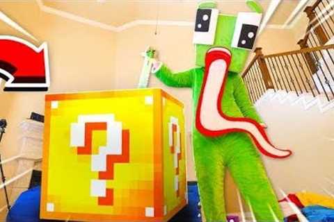 OPENING LUCKY MYSTERY BLOCKS IN REAL LIFE!