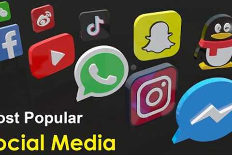 Most Popular Social Media Platforms ● 3D Comparison