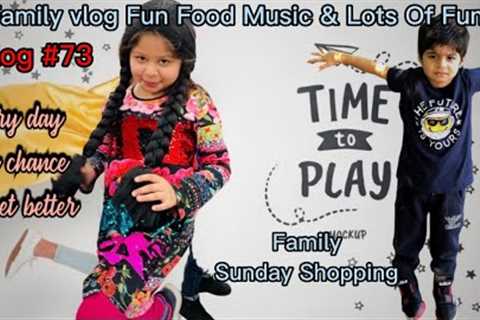 Desi Canadian daily Vlog #73 ( family Sunday Grocery Shopping lots of fun with cousins)