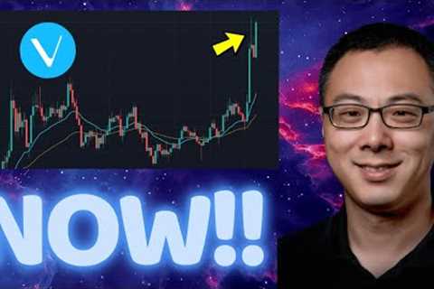 BREAKING VECHAIN HOLDERS WATCH THIS NOW!!! VECHAIN 100%+ PUMP STARTING... JUST THE BEGINNING!!