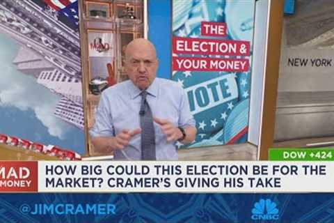 Jim Cramer explains how the stock market may interpret Tuesday's midterm elections