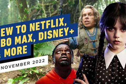 New to Netflix, HBO Max, Disney+, &amp; More - November 2022