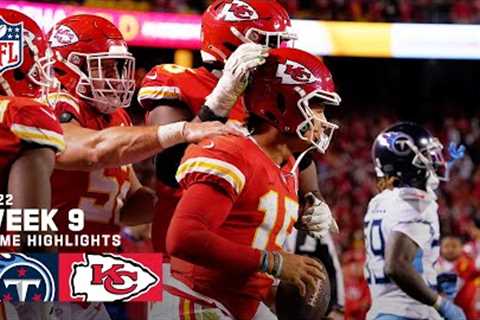 Tennessee Titans vs. Kansas City Chiefs | 2022 Week 9 Game Highlights