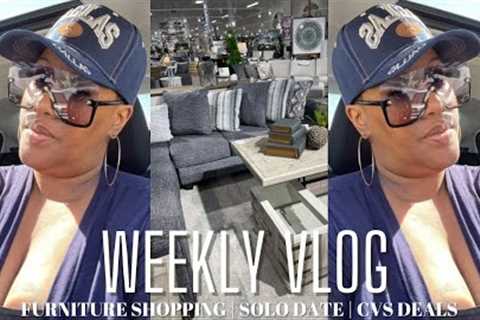 WEEKLY VLOGS: FURNITURE SHOPPING + SPENT UNDER $8 FOR $45 WORTH STUFF FROM CVS + MUSTY OVER 40?