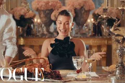 Hailey Bieber Eats 10 Traditional French Dishes - Mukbang | Vogue India