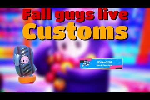 FALL GUYS LIVE CUSTOMS Come join Grinding for youtube clips