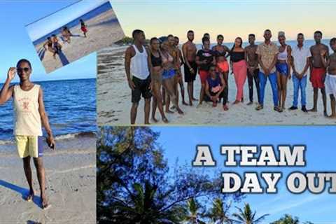 A DAY OUT WITH FRIENDS//TEAM BUILDING ACTIVITIES IN A KENYAN BEACH