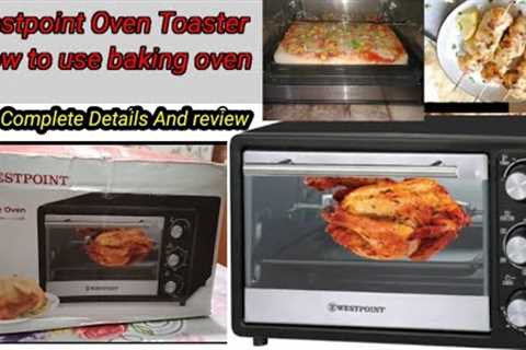 Unboxing westpoint Rotisserie oven with price | How to use baking oven by Hira village vlog