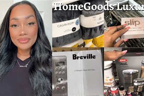 LUXURY SHOPPING SPREE AT HOMEGOODS! 🤑 *NO BUDGET* (Breville, SLIP, Nest, OXO) | Jamielle Laura