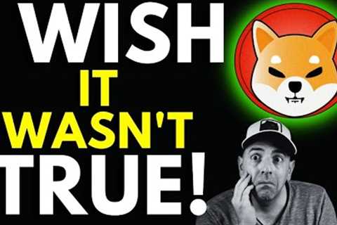 WARNING ALL SHIBA INU COIN HOLDERS AND ALTCOIN HOLDERS [IT'S REAL]!!!! CAN IT GET WORSE?