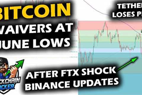 CHAOS in CRYPTO, Bitcoin Price At Lows, Tether Peg, Altcoin Market Volatile with FTX Insolvency