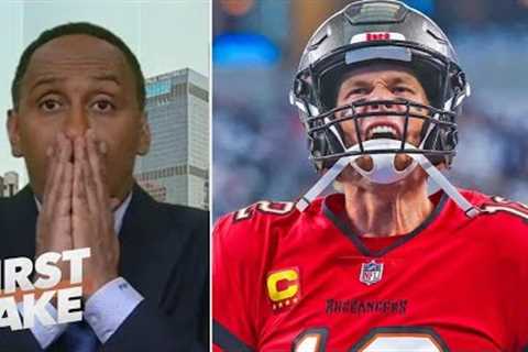 Stephen A. goes crazy Tom Brady makes history to save Bucs season, beat Rams 16-13