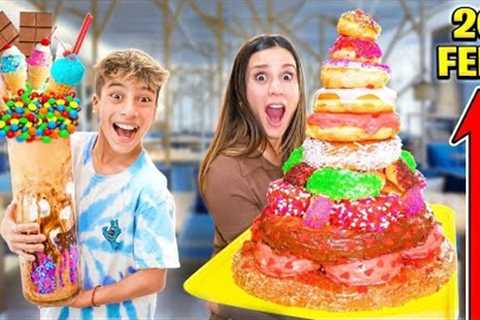 EATING the most GIGANTIC DESSERTS in the WORLD!!