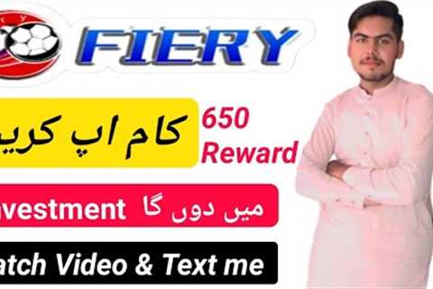 Fiery7 Online Earning App 2022 / How To Make Money Online WithOut Investment / Fast Earning App