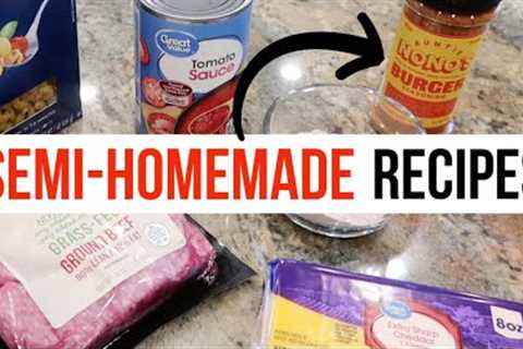 SEMI-HOMEMADE RECIPES and SHORTCUTS for EASY MEALS // This shortcut ingredient is a game changer!