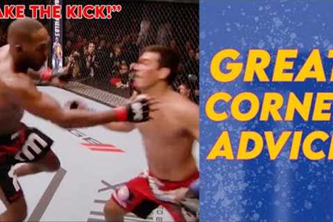 Excellent CORNER ADVICE That Lead to a Finish in UFC