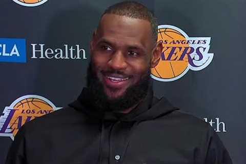 LeBron James on his Groin Injury, Postgame Interview
