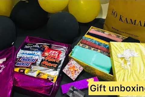 My cousin birthday gift unboxing video✨🔲asmr video🔲no talking sounds