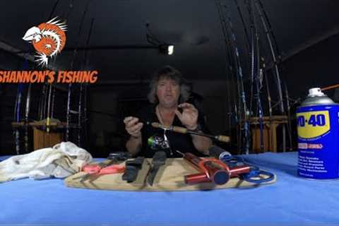 Keep it simple - fishing gear maintenance