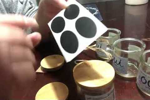 Oui yogurt jar bamboo lids unboxing. #unboxing #repurposing for gift ideas.