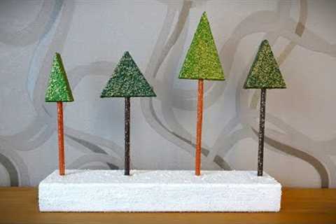 How to Make a Christmas Tree Decoration Ornament (DIY Scrap Wood Project)
