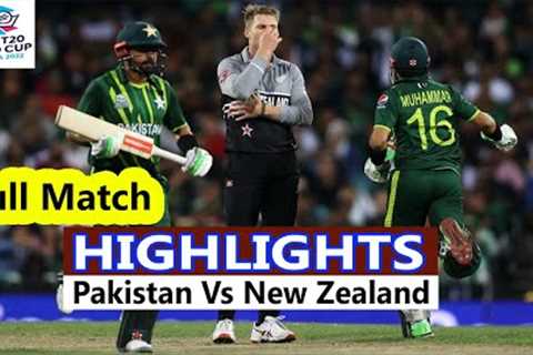 Semi Final | Pakistan Vs New Zealand Full Highlights | ICC T20 World Cup 2022 | PAK VS NZ#semifinal