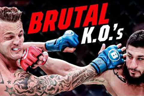 MOST Brutal Knockouts | TOP BELLATOR MMA Moments - Part 2