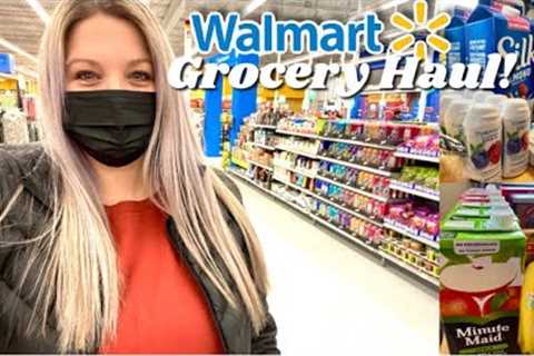 Walmart Grocery Haul! Shop With Me! Teen Boys LOVE Lunchables!