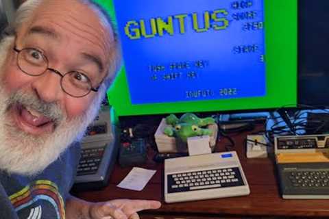 Guntus - TRS80 MC10 - Micro Color Computer - MCX32 - 8bit Retro Vintage - Inufuto Game - Retrogaming