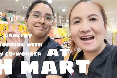 Korean Grocery store shop with me mga bess..