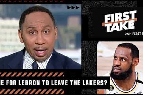 LeBron James has GOT TO GO! 🗣️ - Stephen A. on the Lakers' struggles this season | First Take