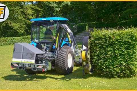 THE CLEANEST CUTS EVER !! - Most Satisfying Hedge Trimming &amp; Grass Cutting Machines 13