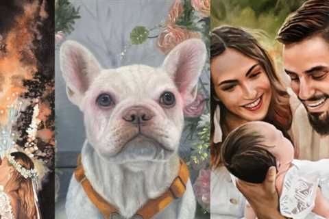 Capture Your Loved One’s Most Precious Memories With A Custom Painting For The Ultimate Holiday..