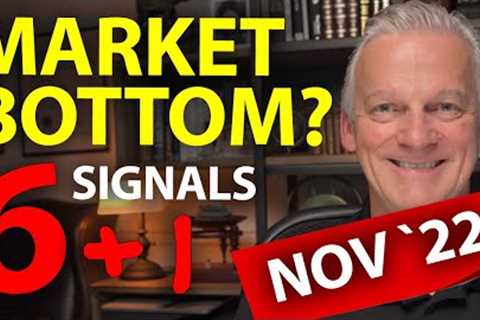 Stock Market Bottom In? | SEVEN signals to a market crash recovery.