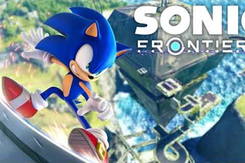 Playing Sonic Frontiers (New Sonic Game - Nintendo Switch)