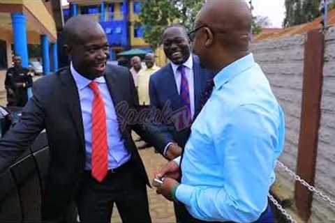 Speaker Anita Among gifts husband Moses Magogo with a brand new Range Rover as birthday gift