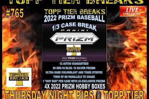 2022 PRIZM BASEBALL 4X HOBBY BOX 1/3 CASE LIVE BREAK #765