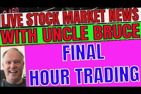 MARKETS MIXED NASDAQ UP DOW IS DOWN LIVE STOCK TRADING IN PLAIN ENGLISH WITH UNCLE BRUCE