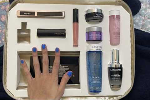 ASMR Unboxing Soft Spoken - Makeup &amp; Skincare LANCÔME