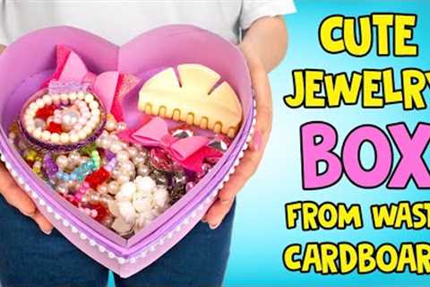 DIY Heart-Shaped Gift Box From Cardboard