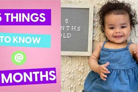 Must Know Facts About Your 5 Month Old | Developmental Milestones