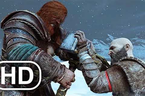 GOD OF WAR RAGNAROK All Cutscenes Full Movie (2022) 4K ULTRA HD