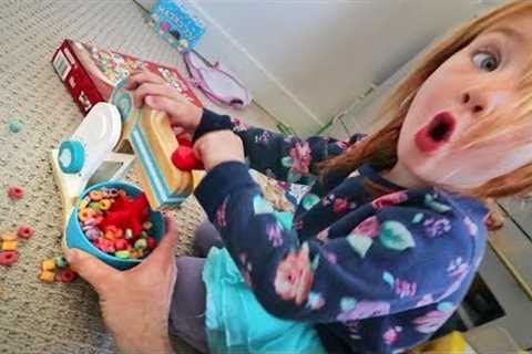 Family Morning Routine - What we do Before Breakfast in the Ultimate Toy Room!!