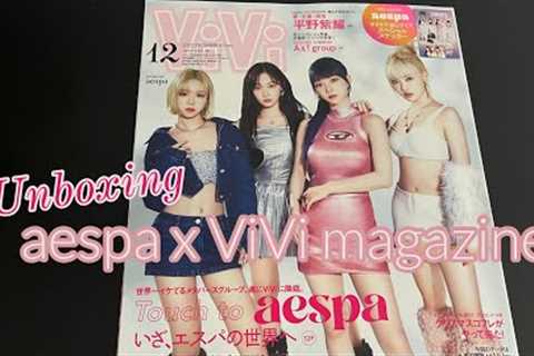 [Unboxing] aespa for ViVi magazine December 2022 issue