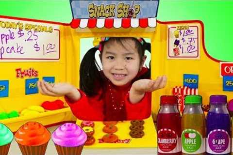 Jannie Pretend Play BAKING with Snack Shop Toy Set