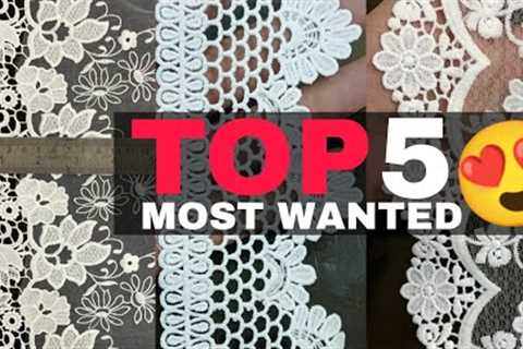 😍😍TOP 5 MOST WANTED IMPORTED #lace  DESIGNS/EMBROIDERY CHINESE LACES ONLINE SHOPPING MAYRA FASHION